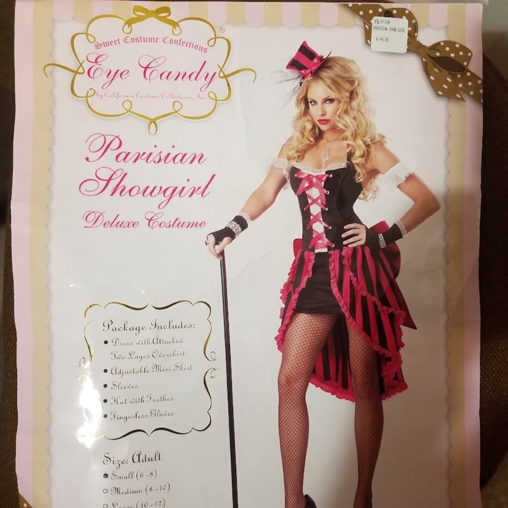 Parisian ShowGirl Halloween Costume